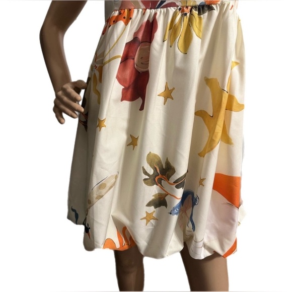 "La Nature" Printed Spaghetti Strap Mini Dress - Picture 4 of 5